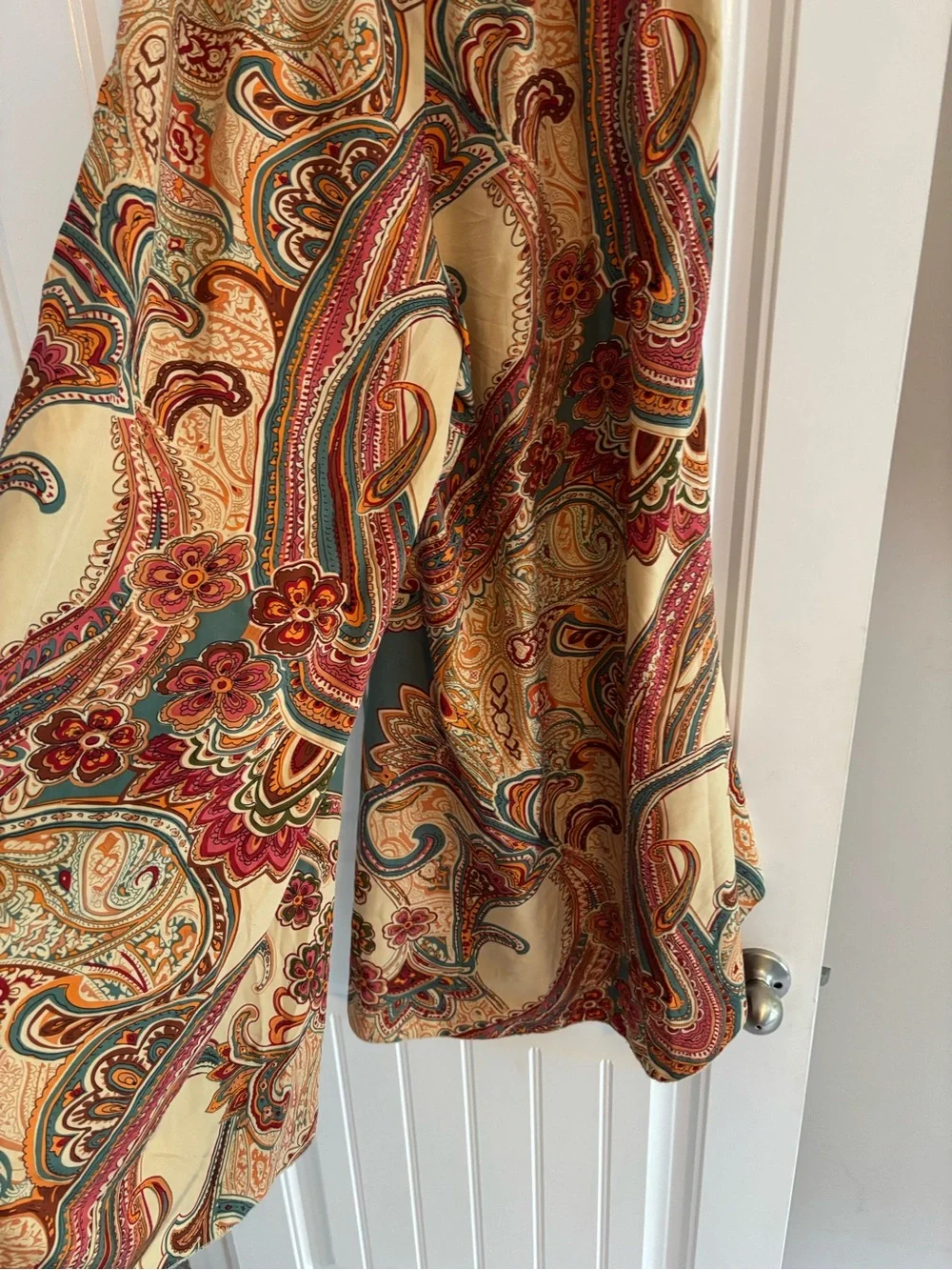 Women's Paisley Midi pants Multicolor